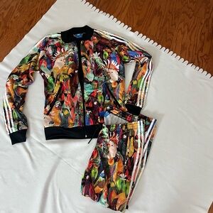 adidas Women's Multicolor Track Suit